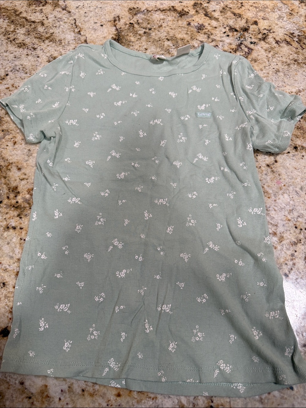 Levi's Sage Green Floral Short Sleeve Tee